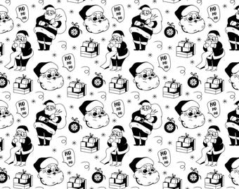 Ceramic Decal, Underglaze Transfer - Santa
