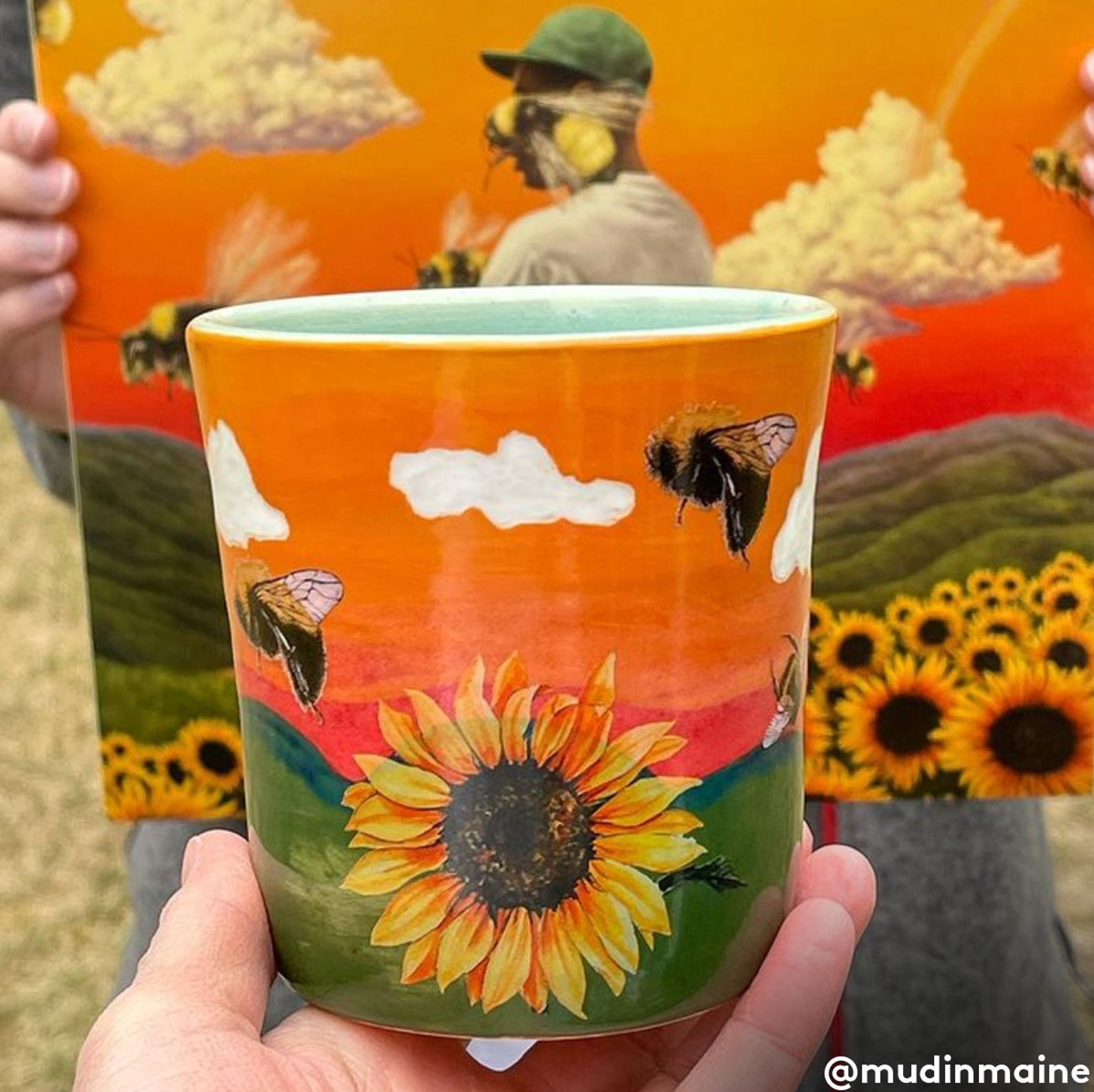 Ceramic Decal Overglaze Sun Flower Etsy