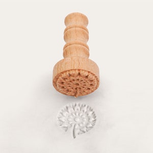 Clay Stamps, Polymer clay stamps, Soap embosser,  Dandelion