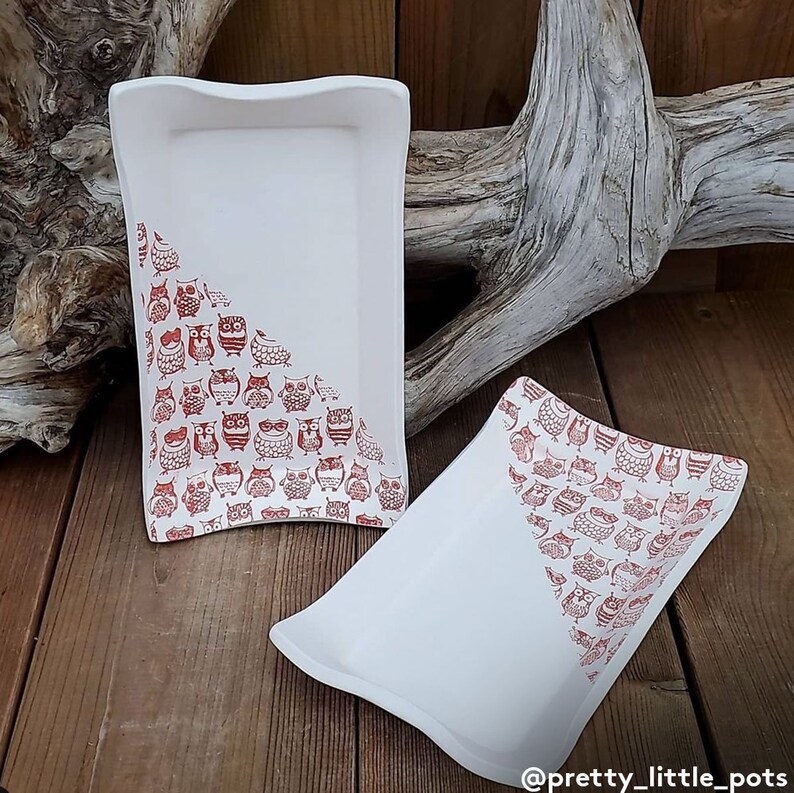 Ceramic Decal Underglaze Transfer Birds Owl Etsy