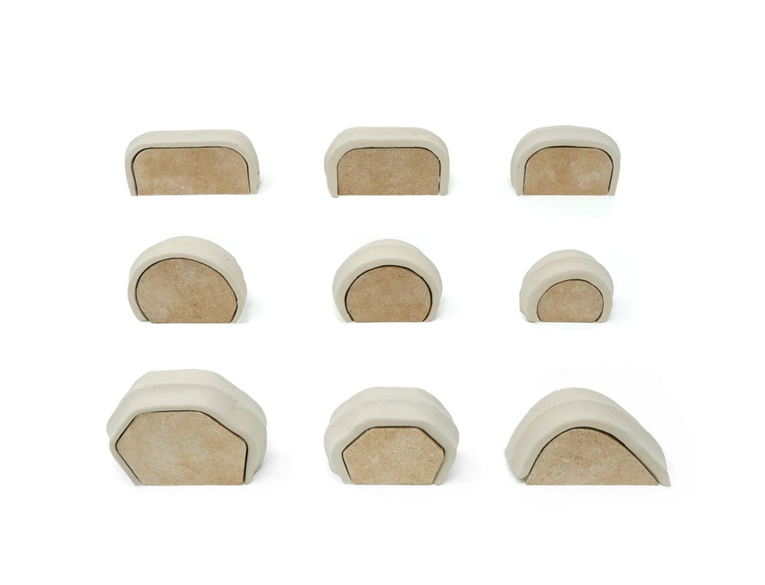 9 Pottery Mug Handle Forms, Mug Handle Molds/moulds Etsy