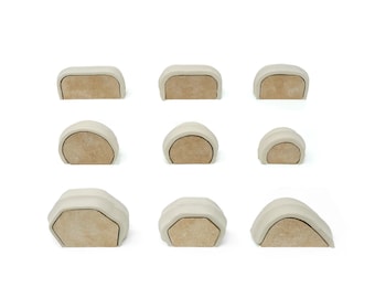 9 Pottery Mug Handle Forms, Mug handle Molds/Moulds