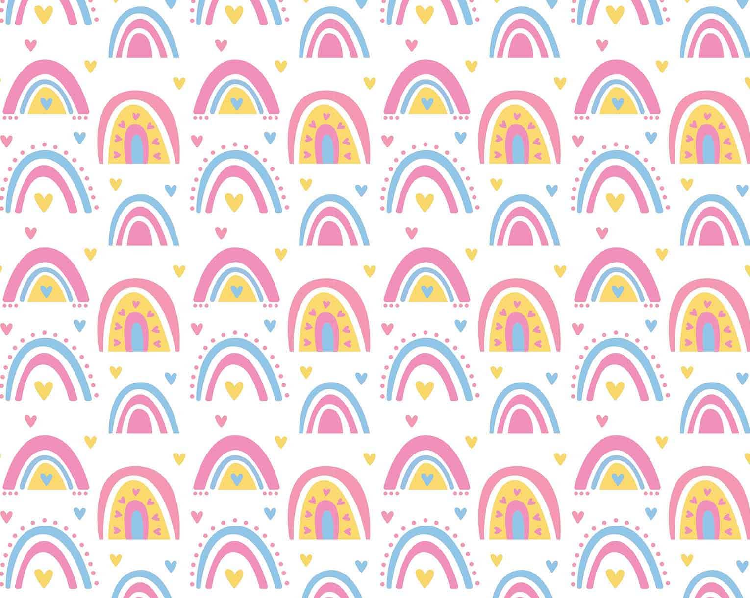 Ceramic Underglaze Decal, Underglaze Transfers, Ceramic decal - Rainbow