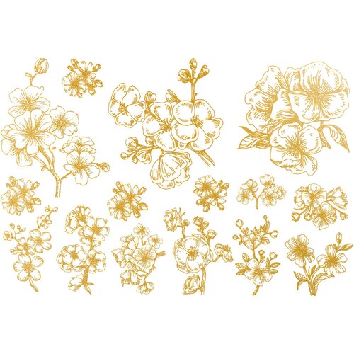 Ceramic Decal Overglaze Teal & Gold Leaf Etsy Australia