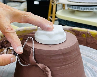 Outil de filature de coupe de lancer de poterie d'argile, stabilisateur de coupe