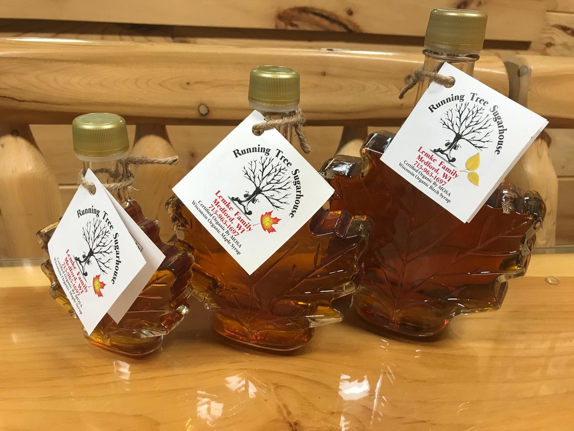 Organic Maple Syrup 500 Ml Maple Leaf Etsy