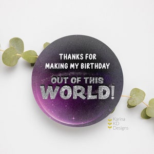 Galaxy Thank You Tags