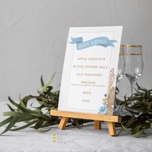 Menú Pampas + Flor Azul