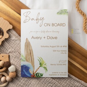 Baby on Board 5x7 Invitation
