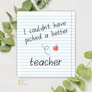 I couldn&#39;t have picked a better teacher - Tags