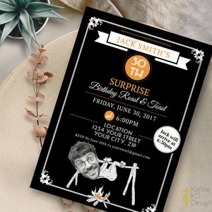 Roast & Toast 5x7 Invitation