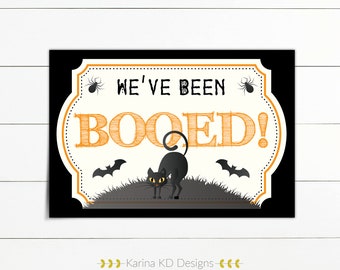 Halloween &quot;We&#39;ve been Booed&quot; CAT