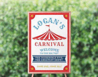 Carnival Welcome Sign