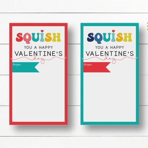 Squish you a Happy Valentine&#39;s Day - Tags