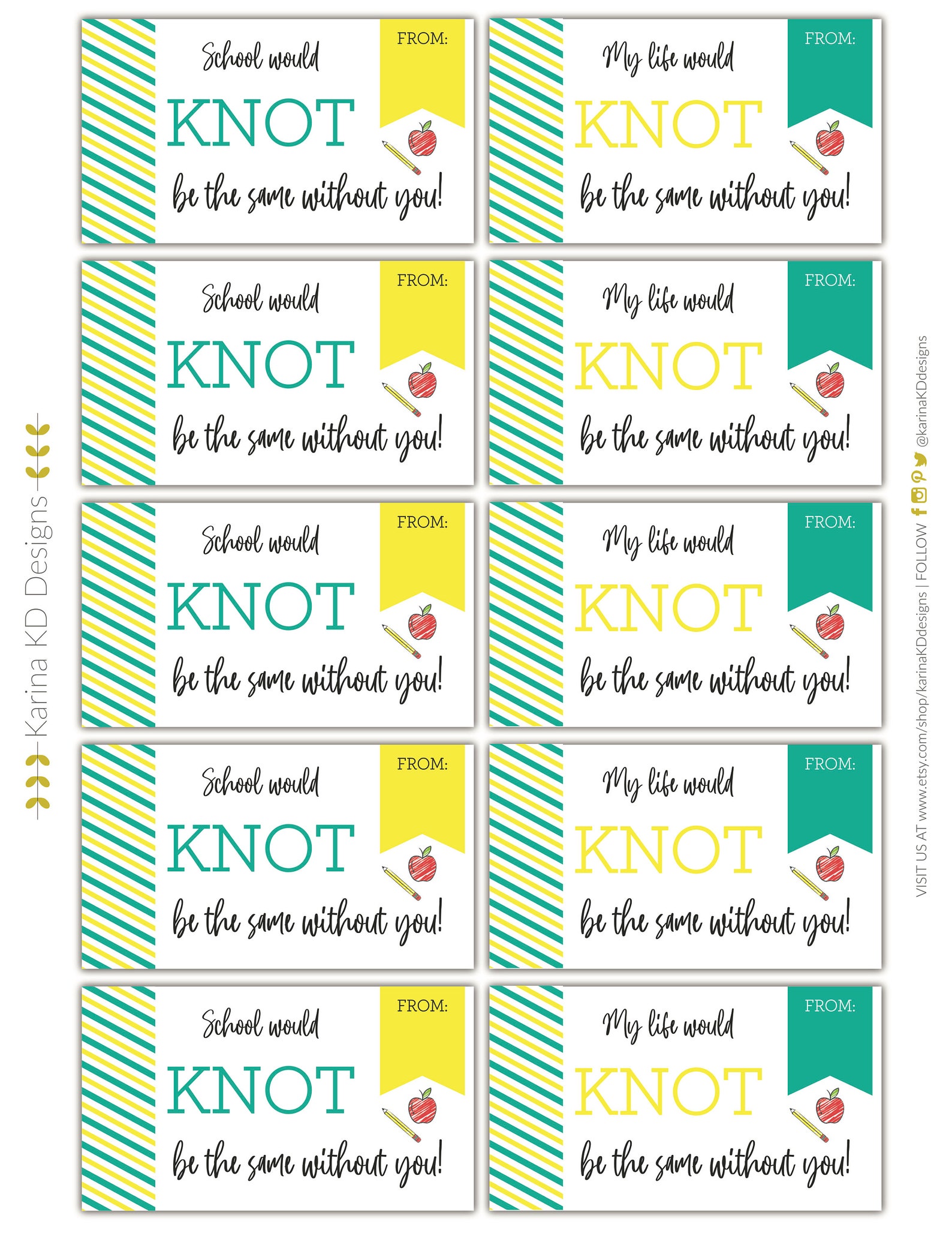 school-would-knot-be-the-same-without-you-tags-etsy