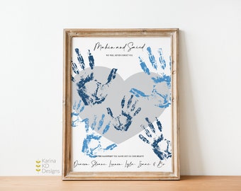 I will never forget you or the handprints you left on our hearts - Sign