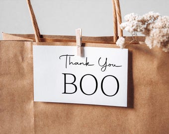 Thank You BOO! Tags