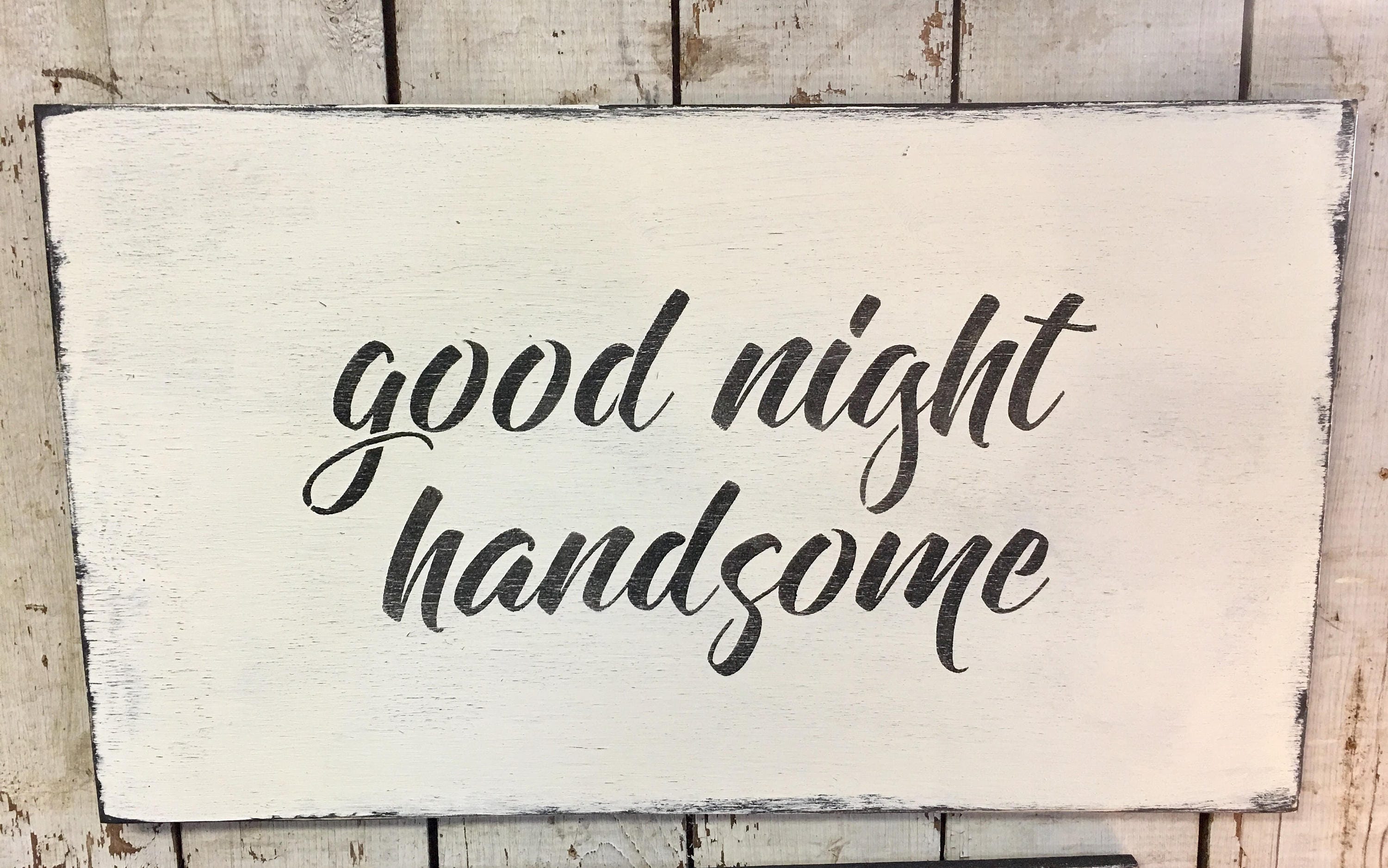 good night handsome pair