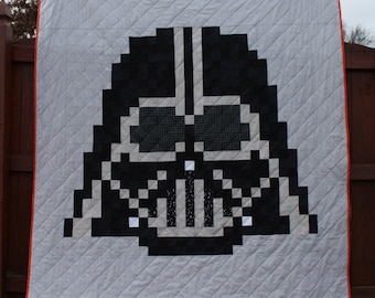 The Dark Side Quilt Pattern! An Unofficial Darth Vader/Star Wars Modern Quilting Pattern!