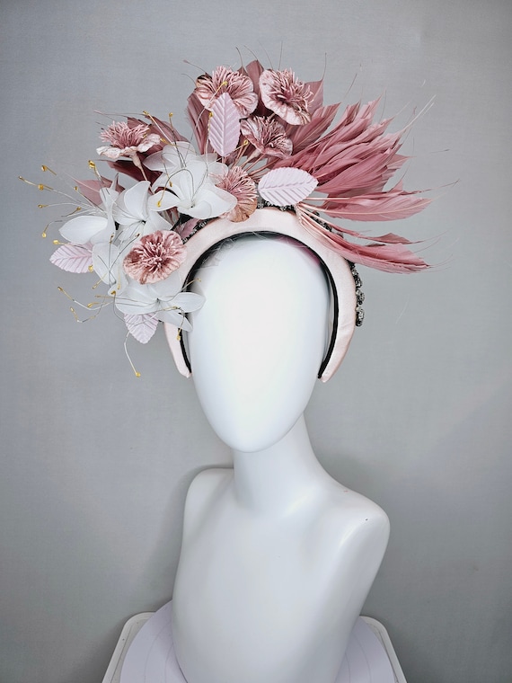 Kentucky Derby Hat Fascinator Crystal Rhinestone Jewel  display picture 2