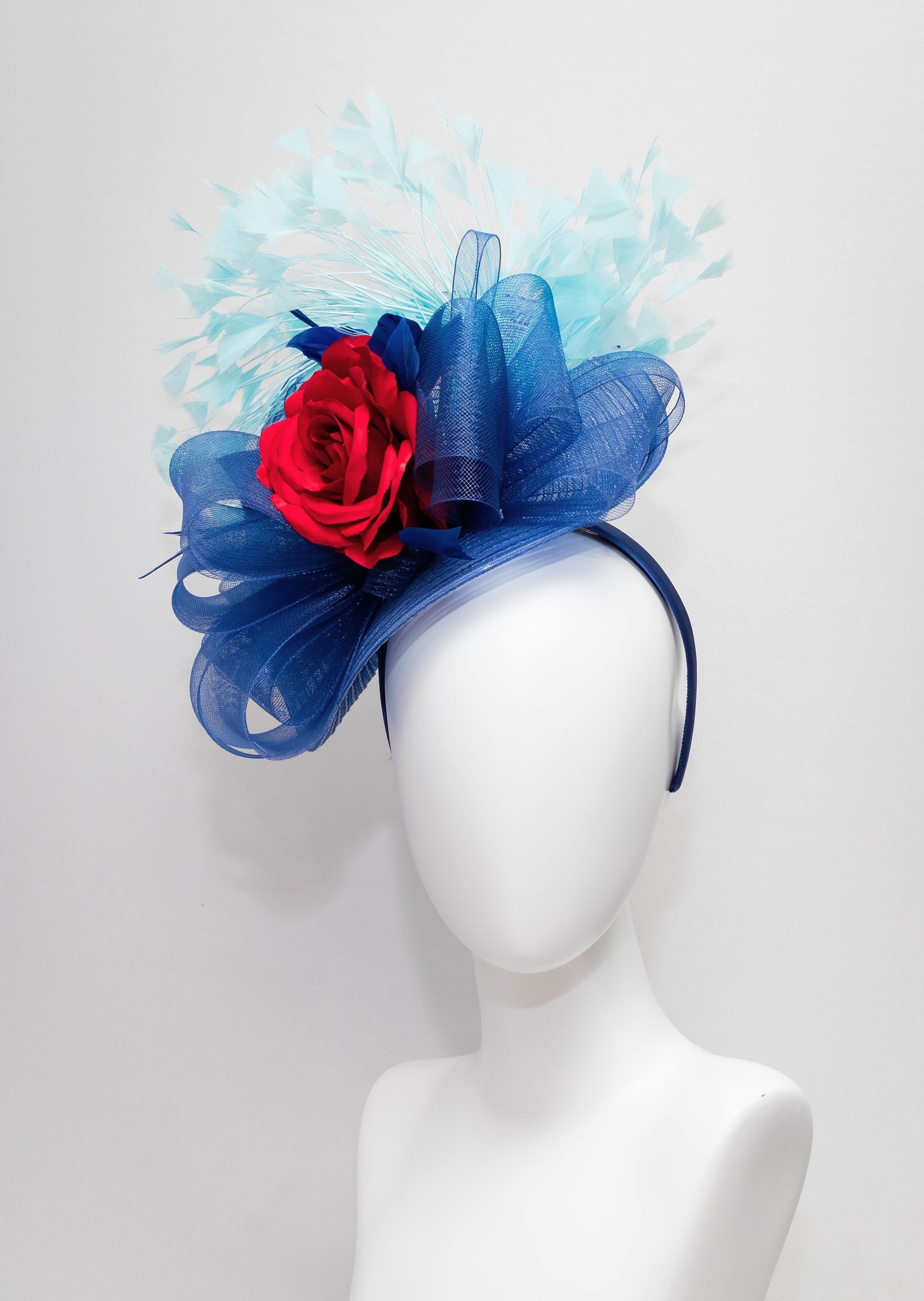 Navy Crinoline Hat - Etsy