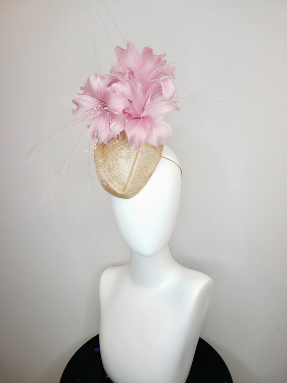 Kentucky Derby Hat Fascinator Neutral 