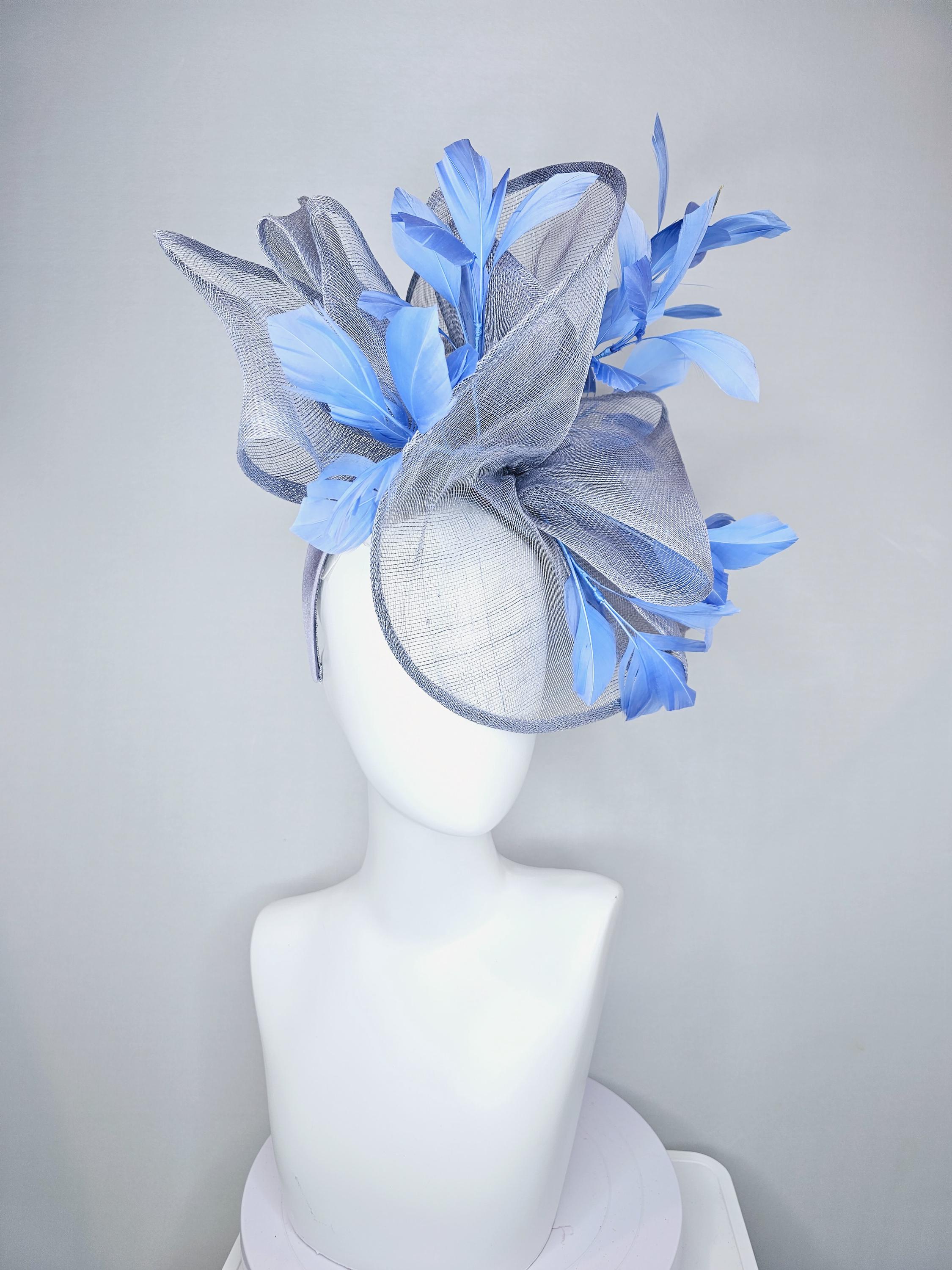 ?NEW! GORGEOUS Baby Blue Kentucky Derby Hat Kentucky Derby Hat Blue - Etsy main image 4