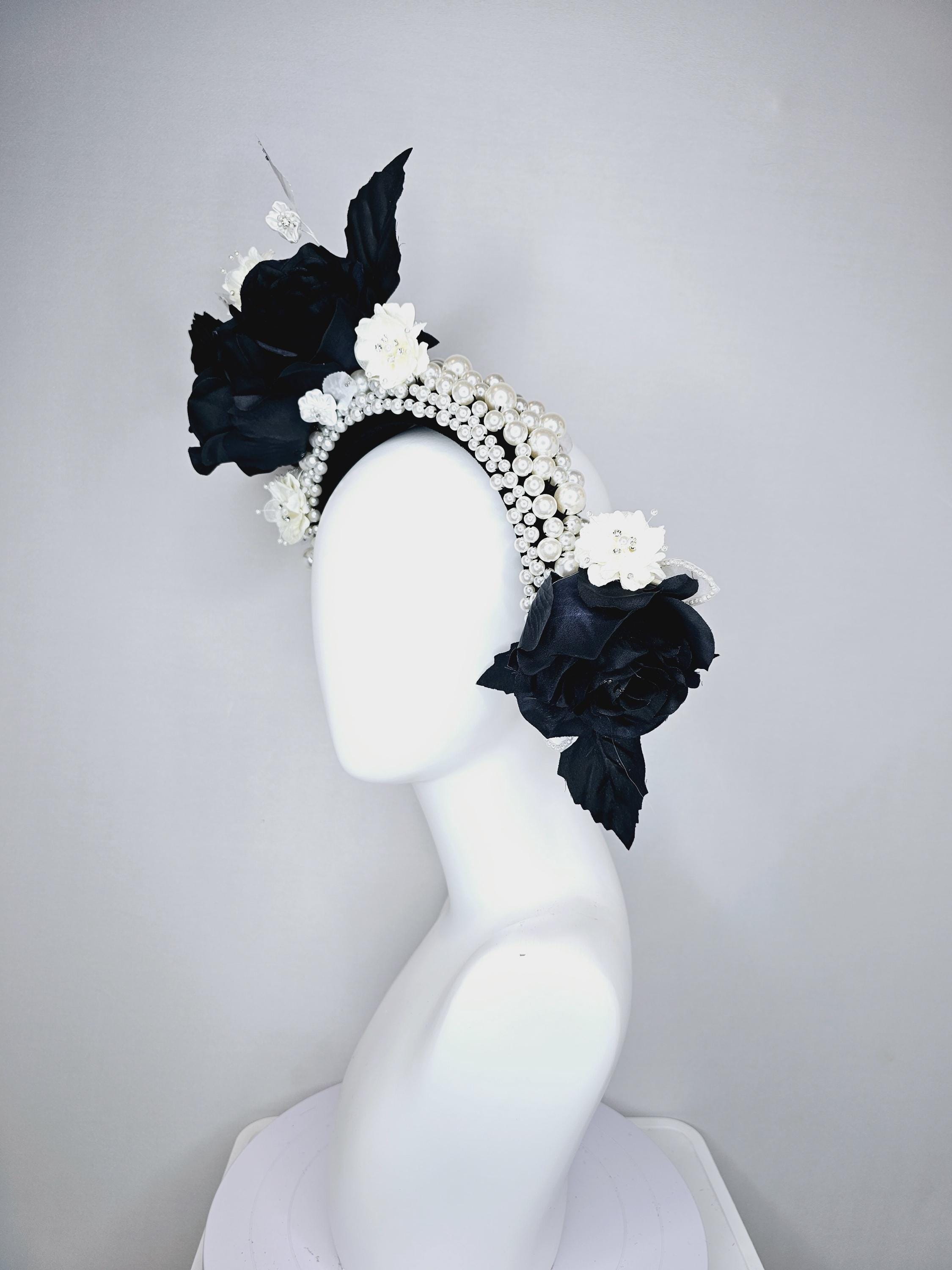 Kentucky Derby Oaks Orchid Floral Fascinator Hat with Pearl Details Kentucky Derby Hats by Rachel + Kate | We made it! 14 years  main image 4