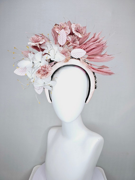 Kentucky Derby Hat Fascinator Crystal Rhinestone Jewel  display picture 1