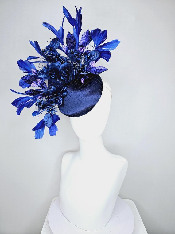 6162 Women Organza Fascinator Church Kentucky Derby Hat Floral Tea Party Women Organza Fascinator Church Kentucky Derby Hat Floral  main image 3
