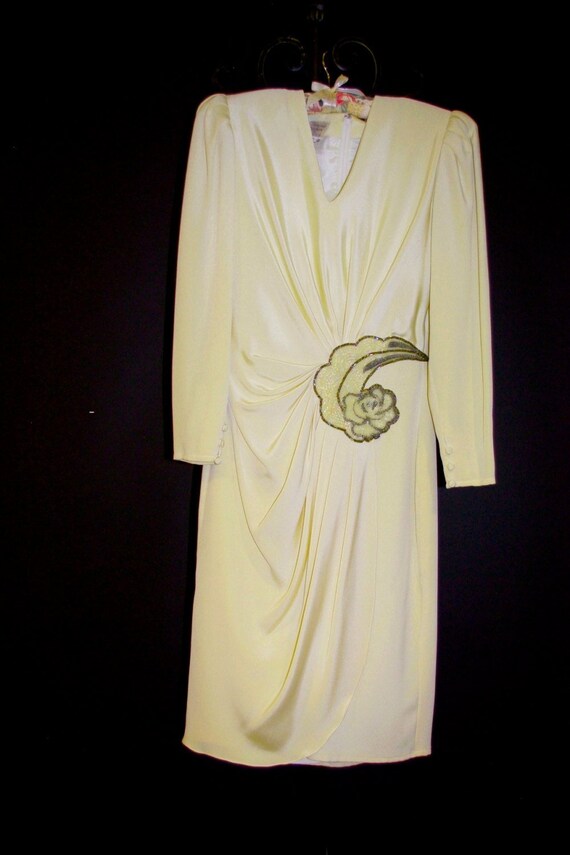 slinky silk dress