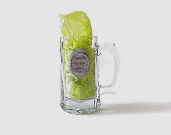 Vintage Carnival Cruise Souvenir Glass Beer Mug The "Fun Ship" Collectible Mancave Tankard Barware Gift Brewerania Gift