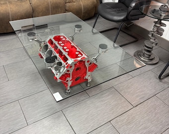 LS V8 Engine Block Coffee Table