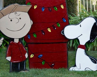 Charlie Brown Christmas Lawn Decorations | Etsy