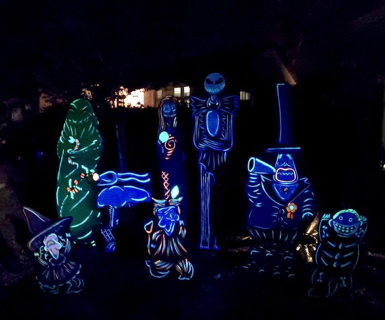 Nightmare Before Christmas Lawn Decorations Etsy