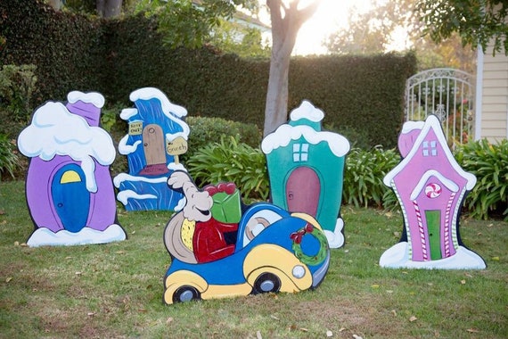 Whoville Houses And Car Etsy