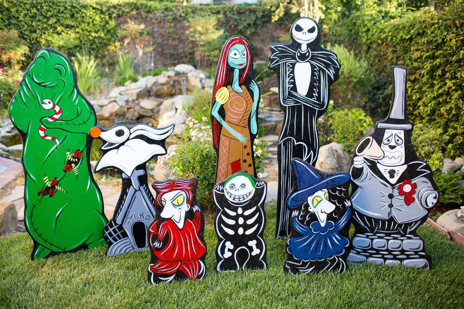Nightmare Before Christmas Lawn Decorations Etsy