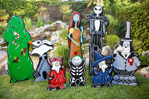 Nightmare Before Christmas Lawn Decorations - Etsy