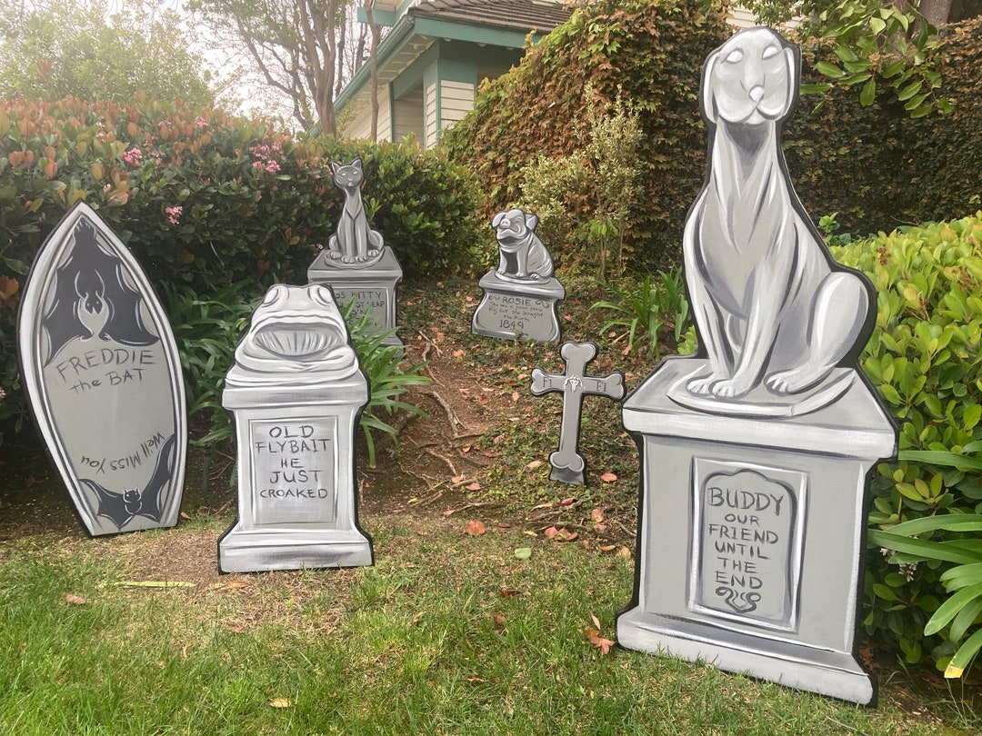 New Haunted Mansion Pet Cemetery Headstones image