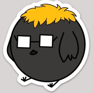 Tsukishima Crow Sticker