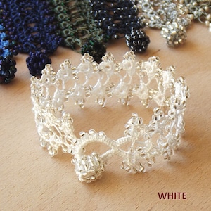 Turkish OYA Lace - Bracelet - Tadpole  *5 colors