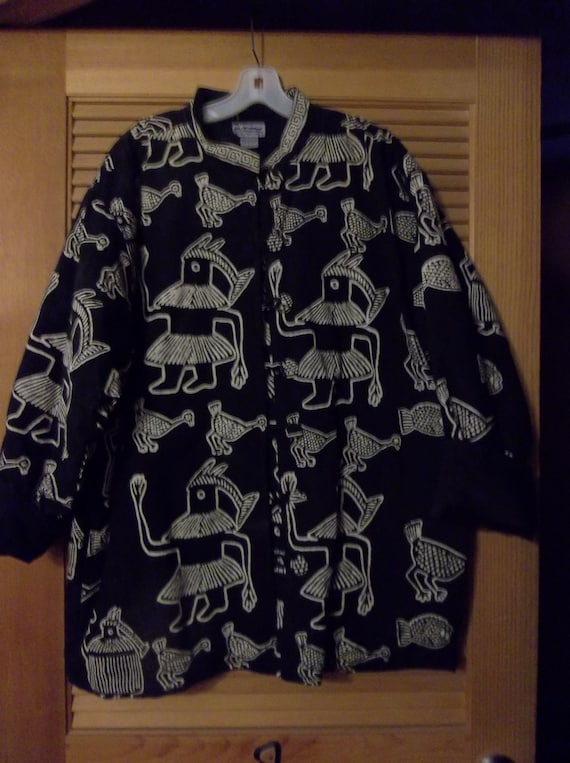 Unique Comfortable Jacket with Loop Button Closur… - image 1