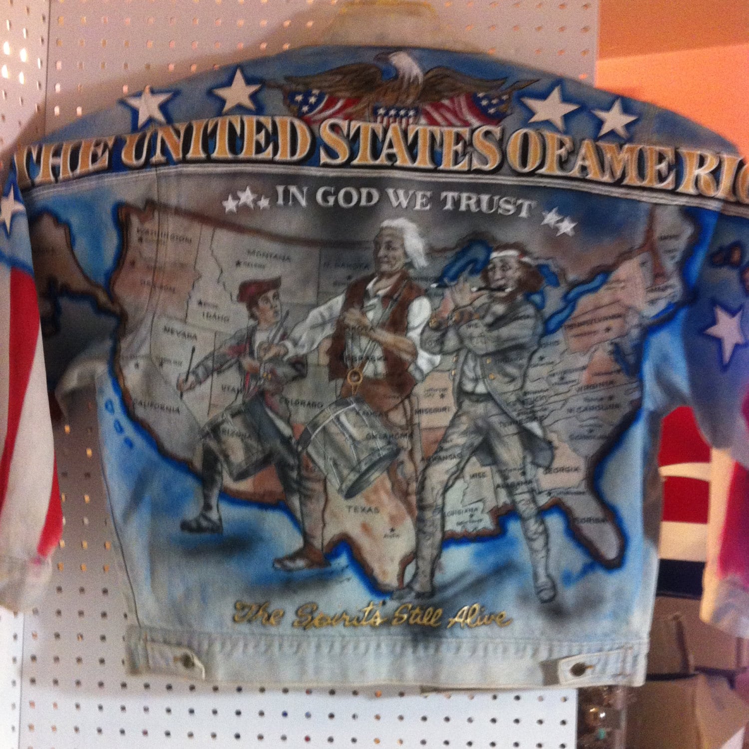 Tony Alamo Denim Air Brushed Jacket never Worn 1987 - Etsy