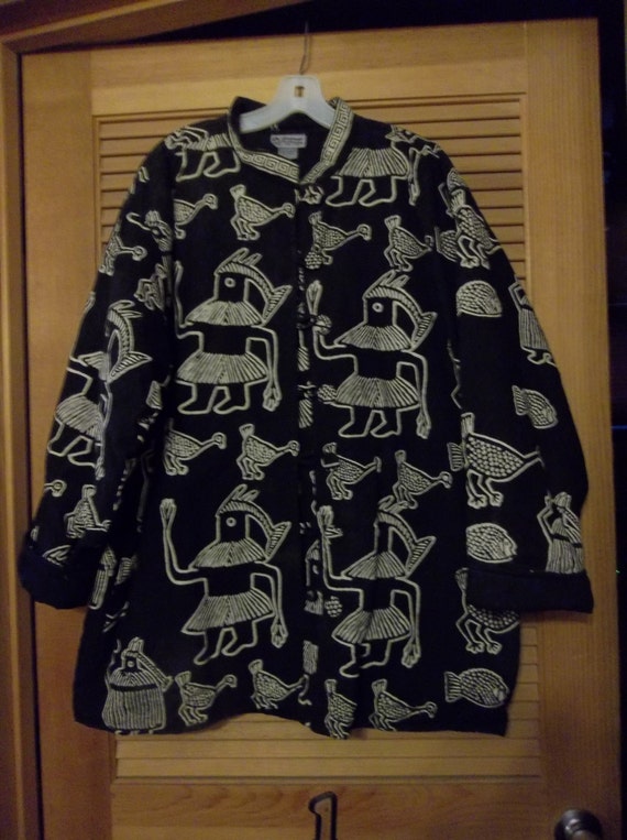 Unique Comfortable Jacket with Loop Button Closur… - image 2