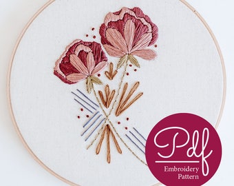 Desert Haze - Embroidery pattern - PDF Digital Download