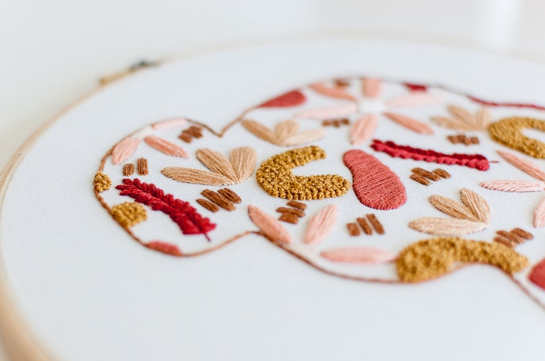 Beautiful You Embroidery Kit Do It Yourself Embroidery Kit Etsy