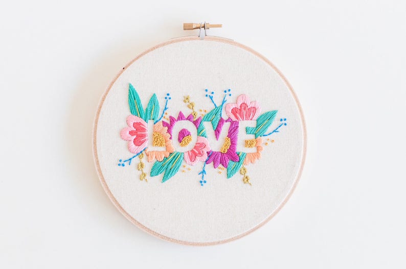 Love embroidery nwcvq pdf digital download  etsy Love embroidery nwcvq pdf digital download  etsy