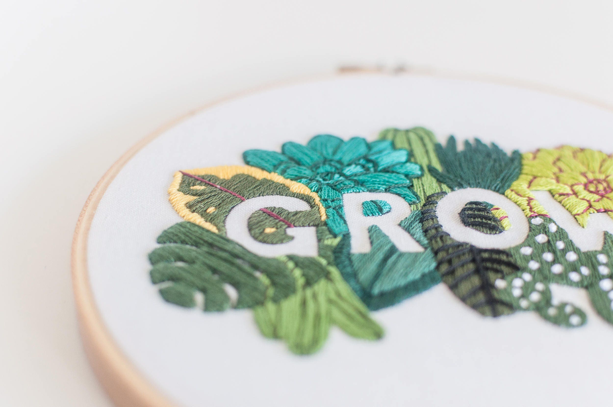 GROW Embroidery Kit Do it Yourself Embroidery Kit with Etsy