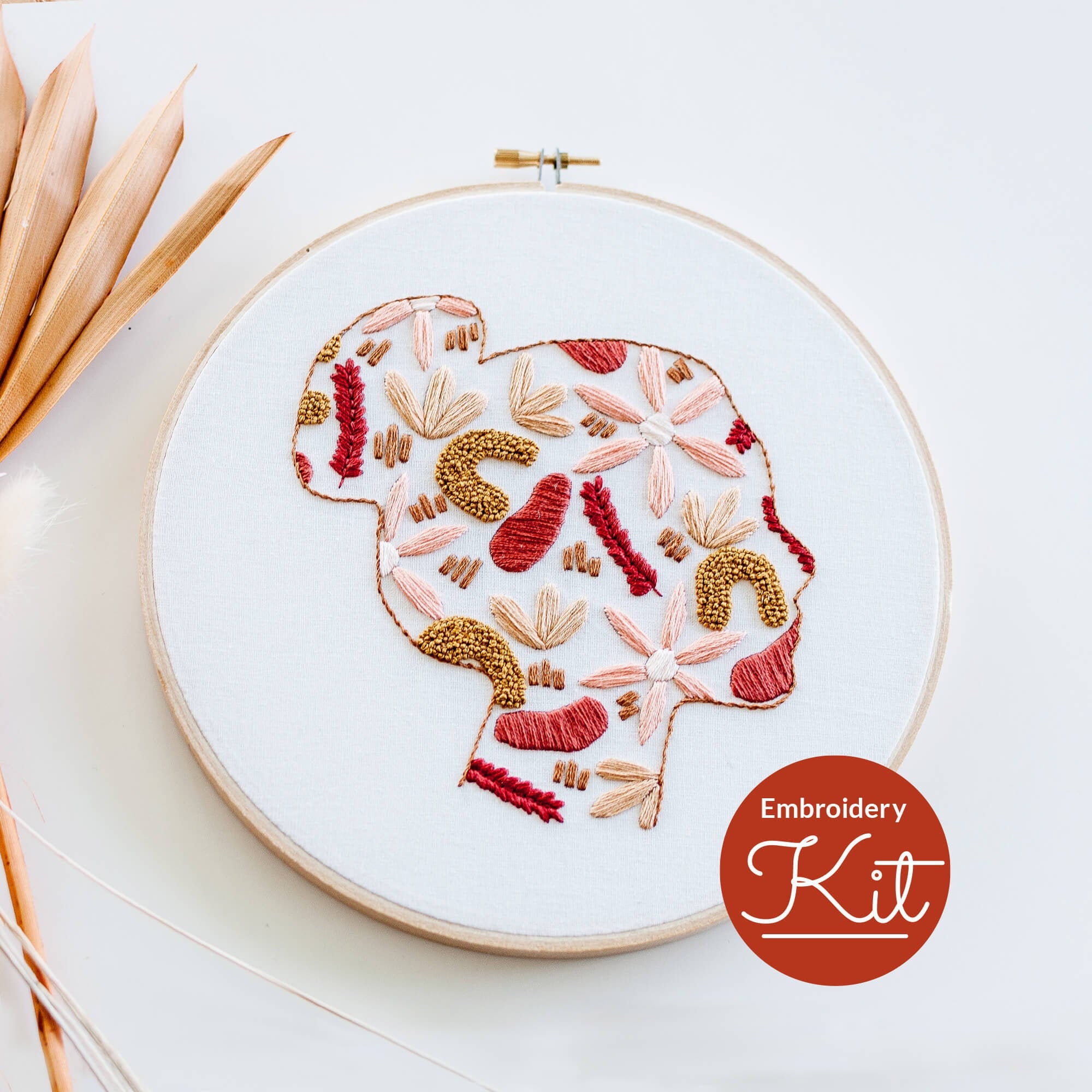 Beautiful You Embroidery Kit Do it Yourself Embroidery Kit Etsy