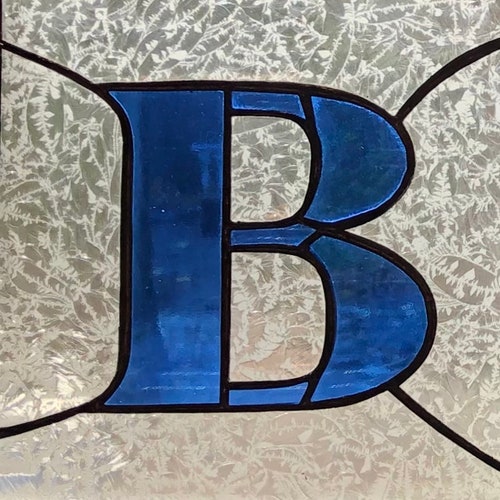 Custom Name Stained Glass DEPOSIT Etsy